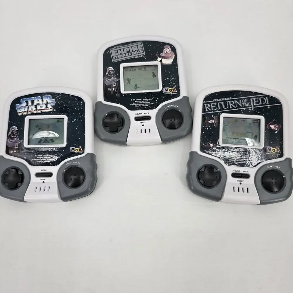Star Wars LCD Handheld Electronic Game MGA Lot 3 ESB Return of the Jedi Tested